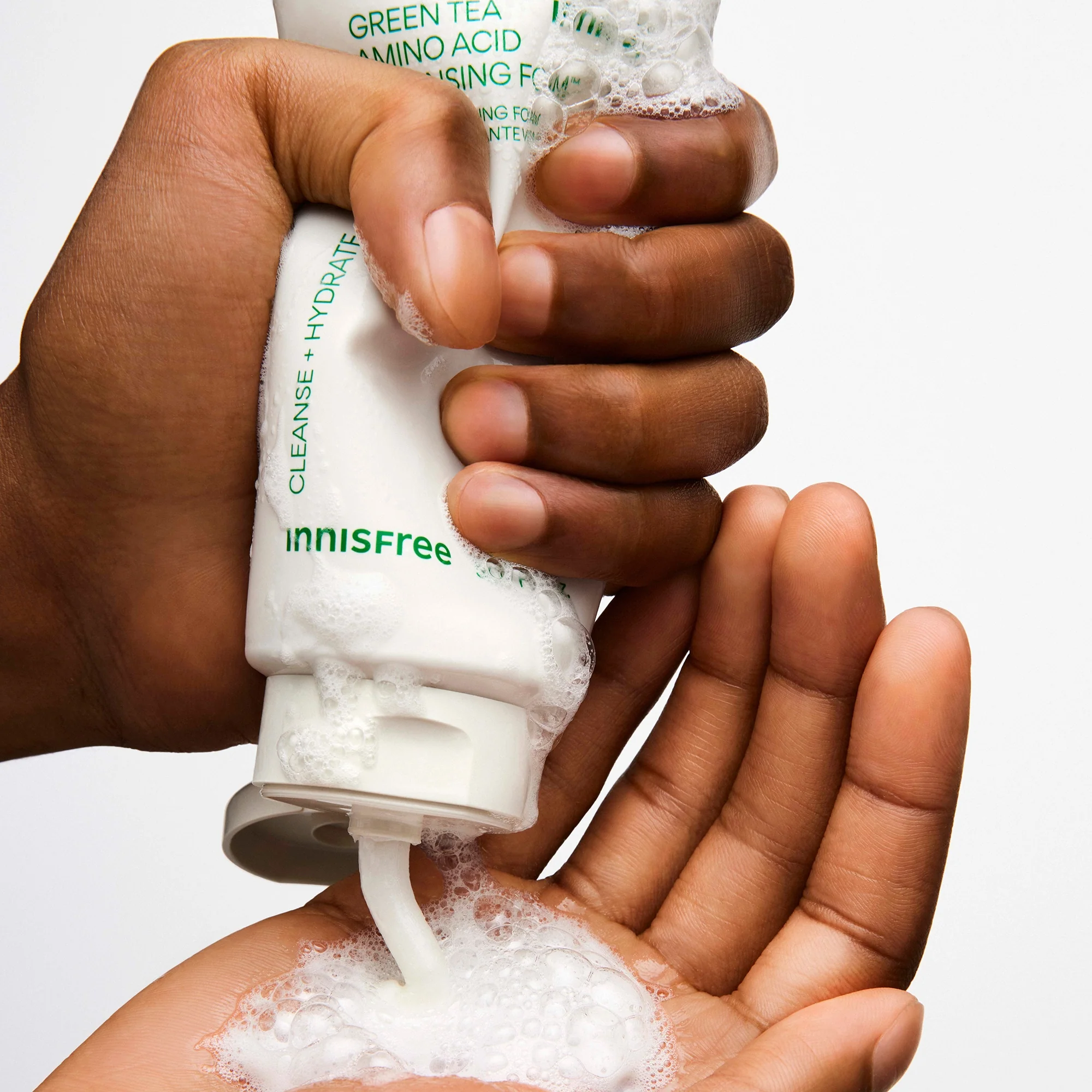 INNISFREE Green Tea Amino Acid Cleansing Foam 150ml - Image 3