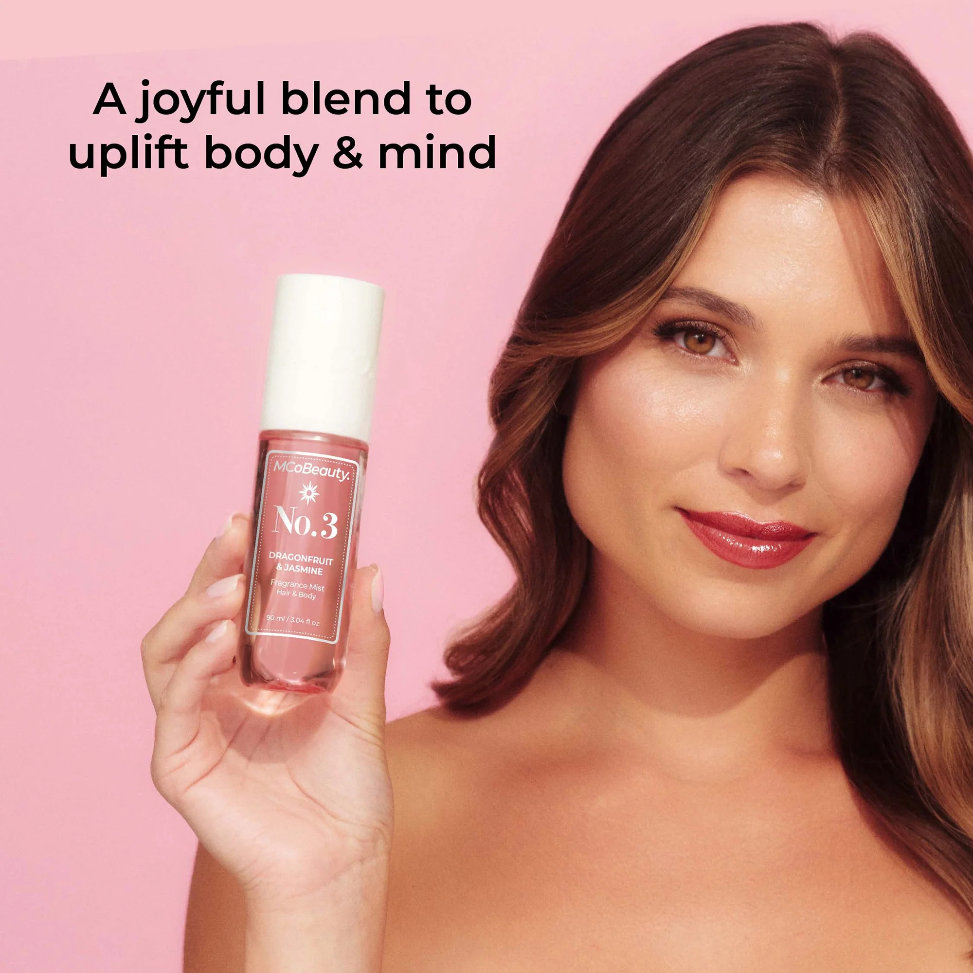 MCoBeauty Fragrance Mist Hair & Body 90ml - No.3 Dragonfruit & Jasmine - Image 3