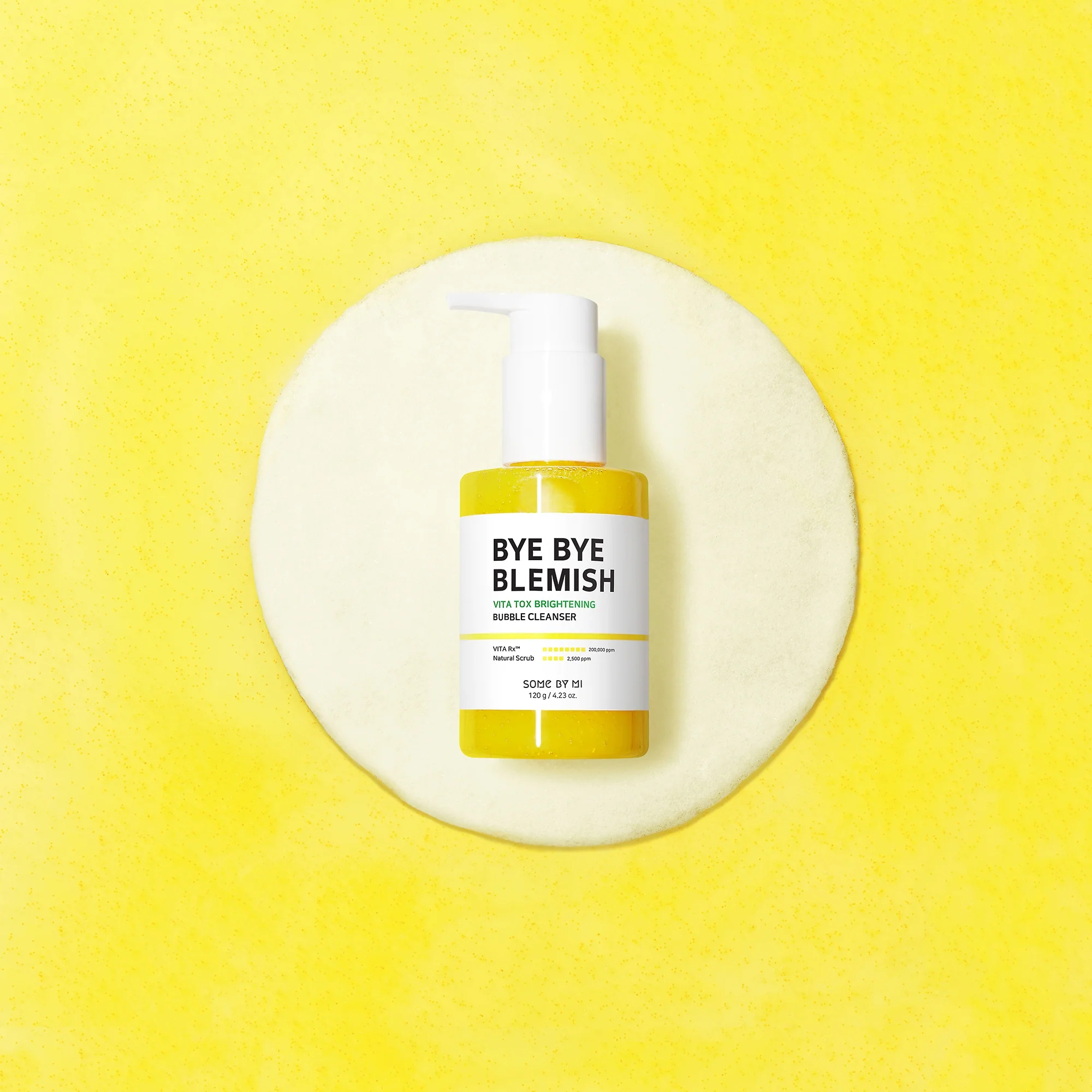 SOME BY MI Bye Bye Blemish Vita Tox Brightening Bubble Cleanser 120g - Image 3