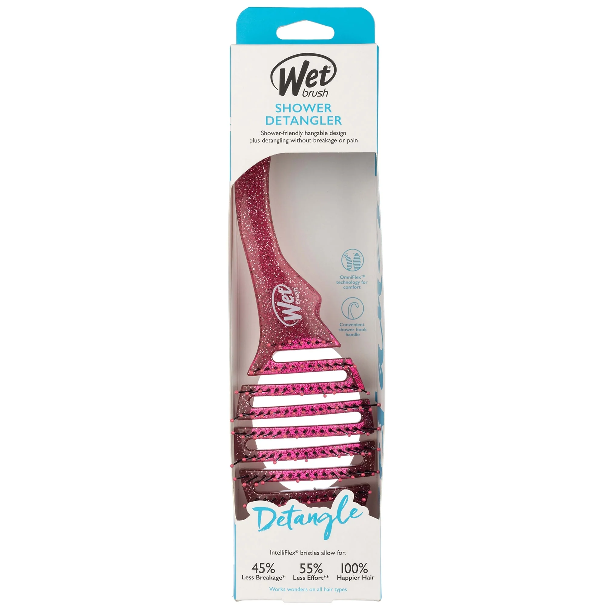 WetBrush Shower Flex - Pink Glitter - Image 3