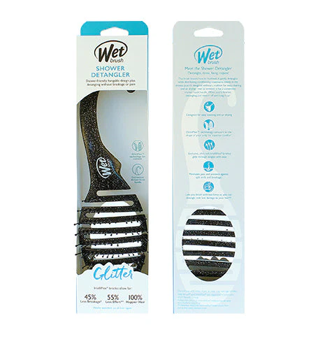 WetBrush Shower Detangler - Black Glitter - Image 3